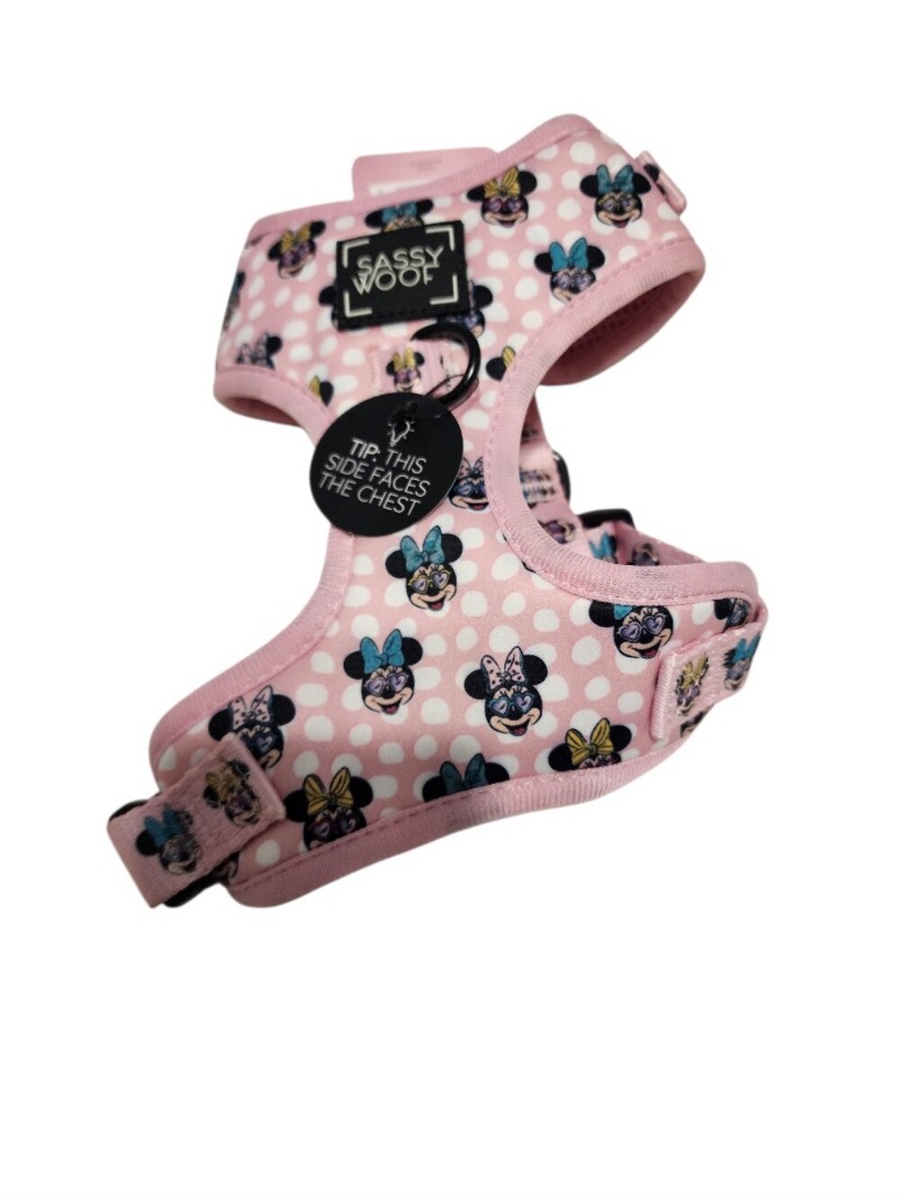 Sasyy Woof Minnie Mouse Dog Harness Nwt